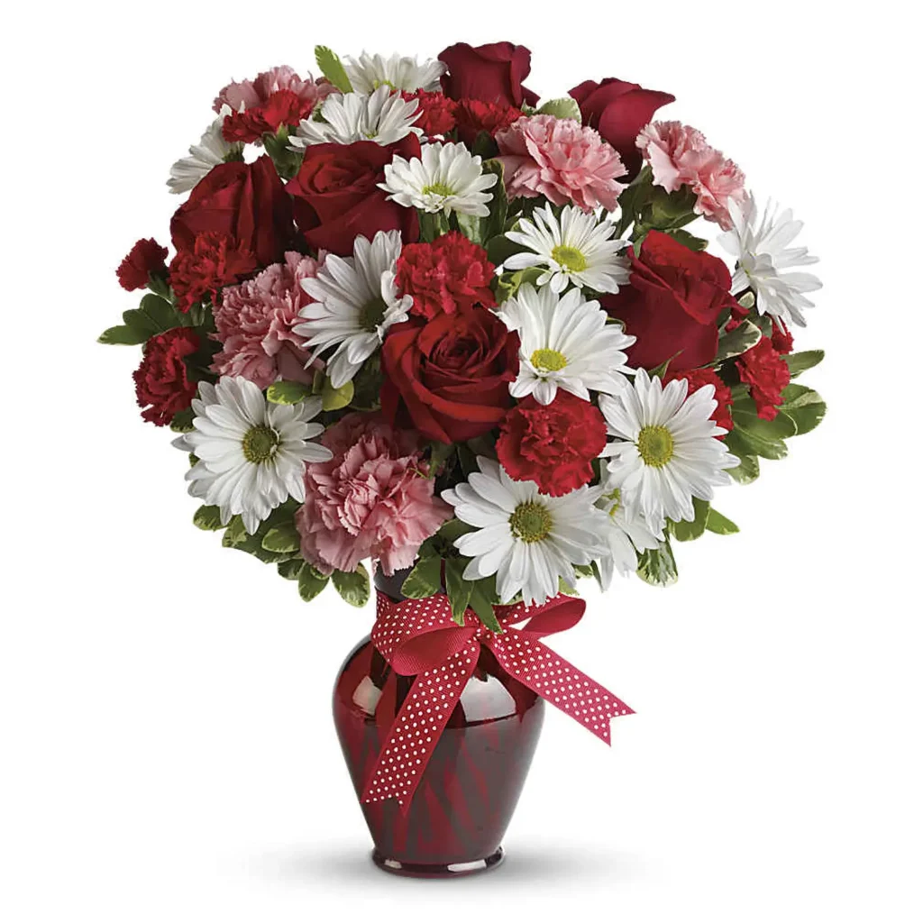 Romantic Red Rose Kiss Bouquet Collection