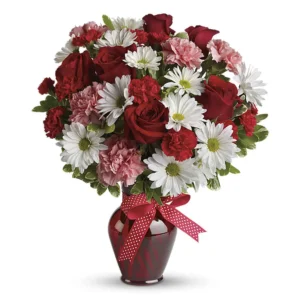 Romantic Red Rose Kiss Bouquet Collection
