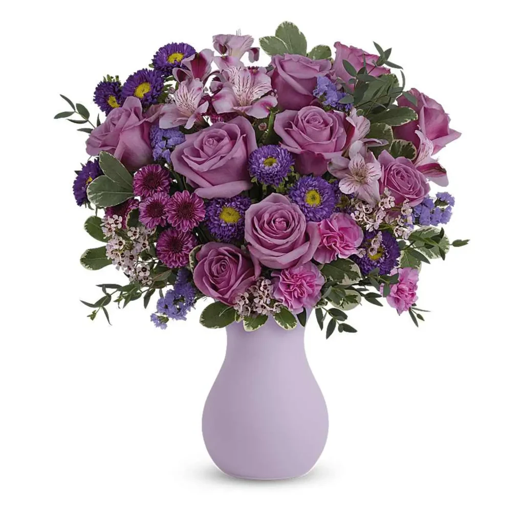 Prettiest Purple Flower Bouquet Arrangement