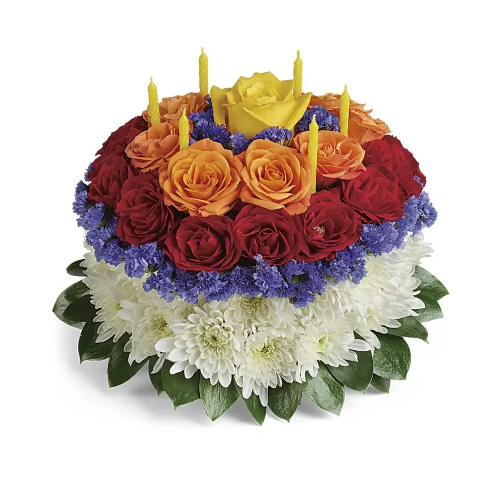 Golden Birthday Bloom Arrangement